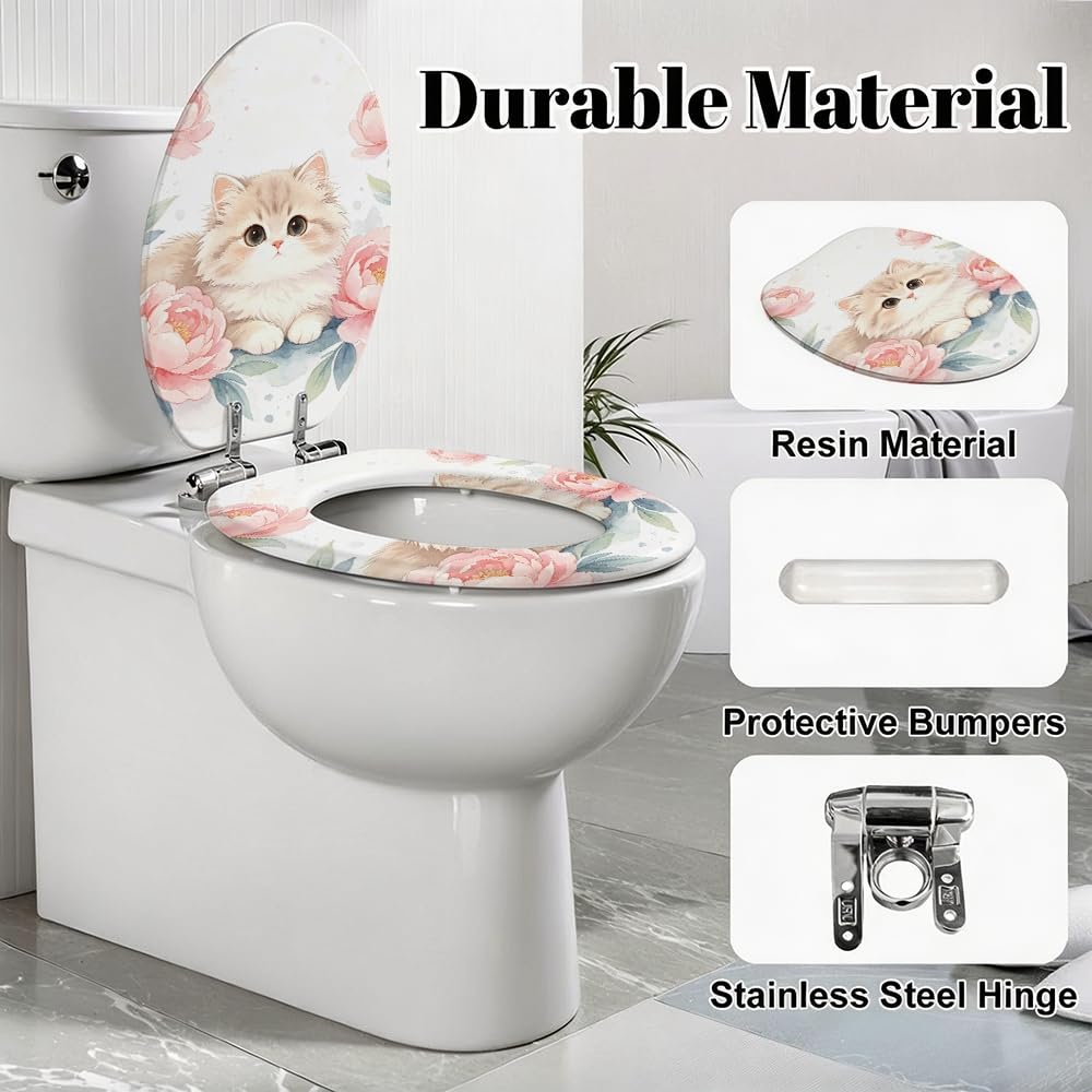Sedile WC A24, misura standard, per uso bagno