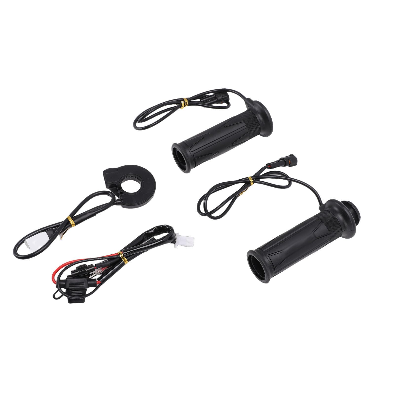 Fabater Manopole Riscaldate per Moto Scaldamanubri Elettrici Durevoli per la Guida in Climi Freddi Impermeabilizzazione Antiscivolo per Manubri Universali da 7/8 Pollici