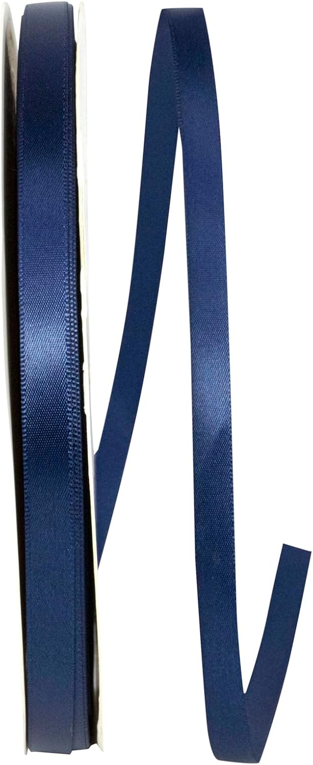 Reliant Ribbon 4950-055-15C Ribbon, 3/8 Inch X 100 Yards, Navy
