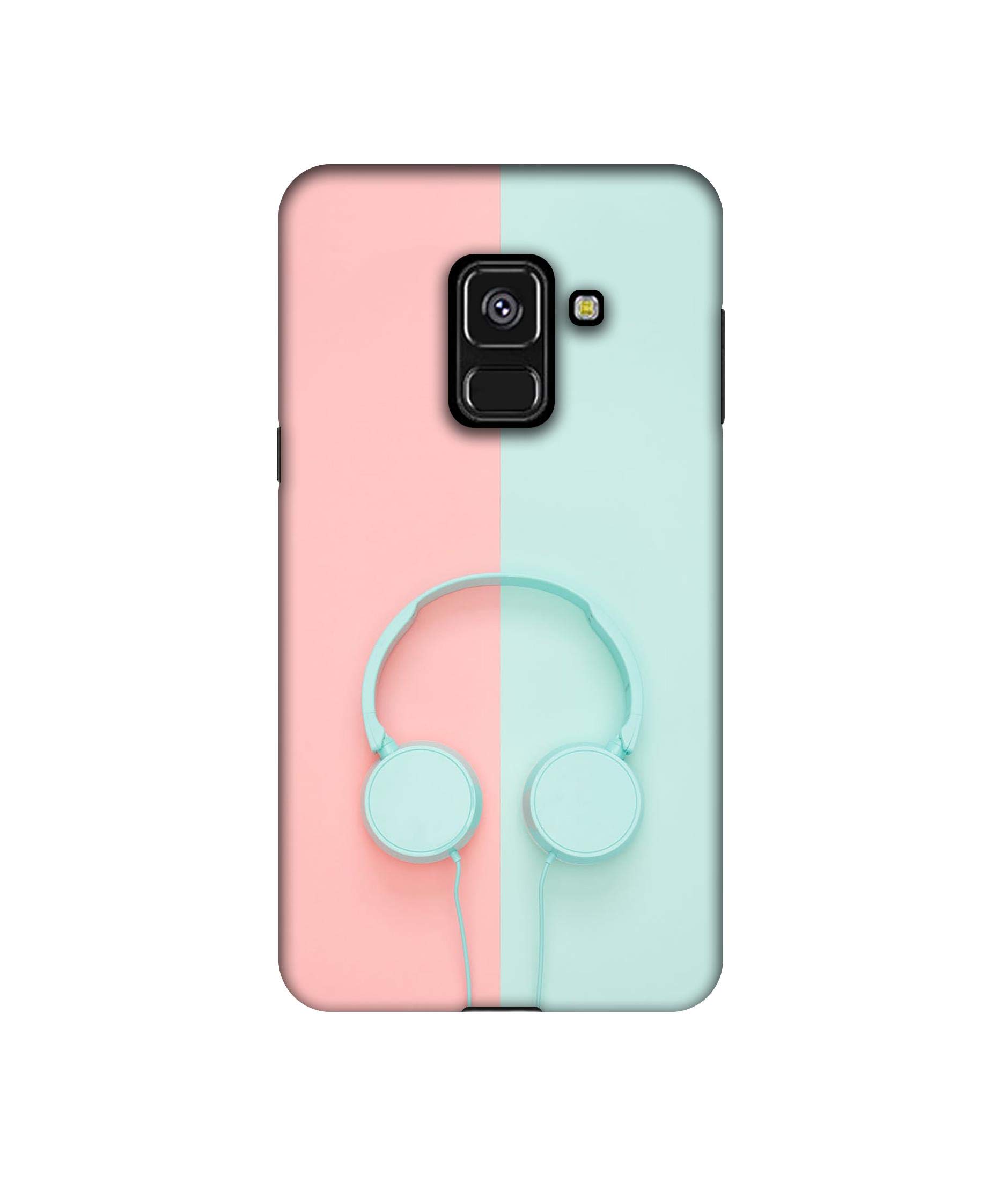 Amazon Brand - Solimo Designer Head Phone UV Printed Soft Back Case Mobile Cover for Samsung Galaxy A8 Plus (B08569YPXY) Amazon Price History, Amazon Price Tracker