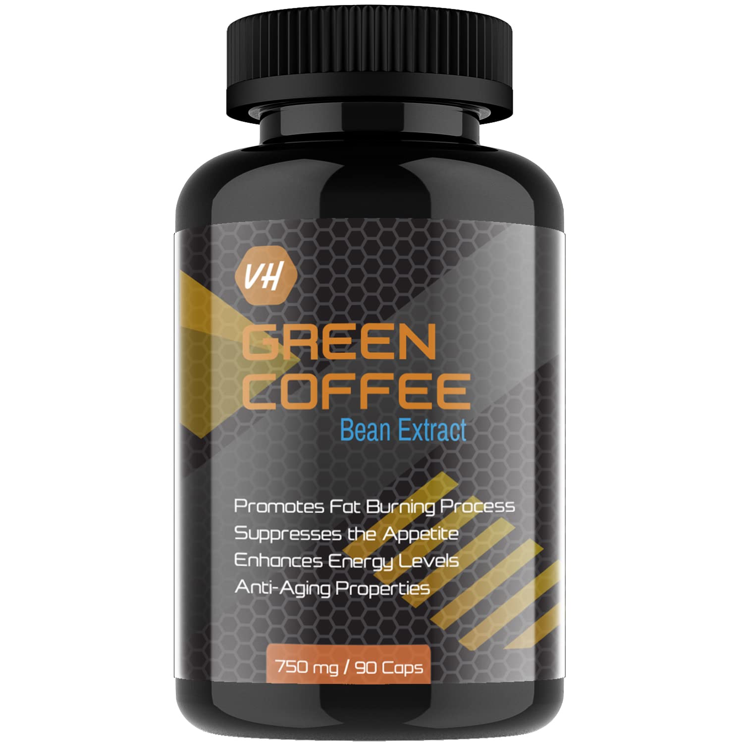 Vitaminhaat Green Coffee Bean, Max Potency Fat Burner and Weight Loss Supplement, 750 Mg (Pack of 90 Caps)-image-34