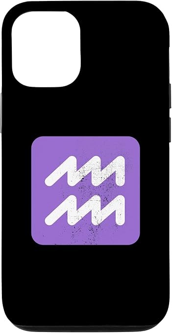 iPhone 13 Aquarius Birth Symbol Zodiac Signs Astrological Horoscope Case