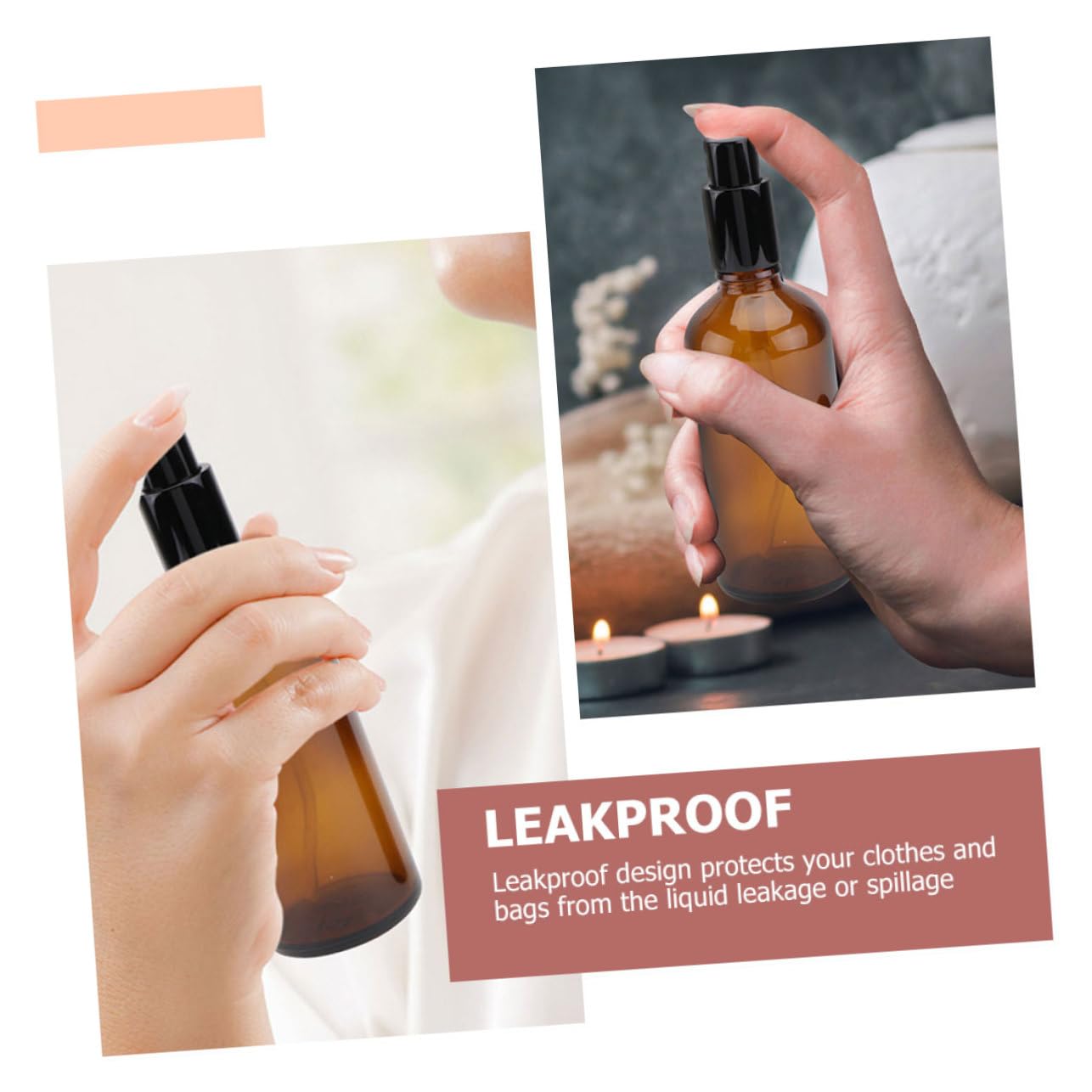 minkissy 12 Bottiglie Spray in Vetro 30ml Riutilizzabili per Oli Essenziali Travel e Business Trip, Flaconi Spray Vuoti Multiuso Facili da Trasportare