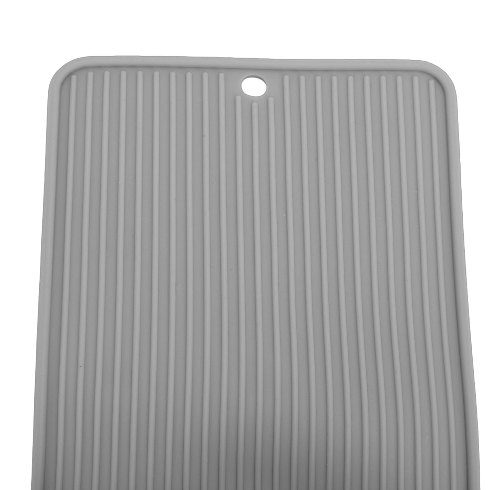 Brrnoo Halterung für Stylinggeräte, Silikon-Lockenstabhalter, Zubehör für Dauerwellen, Glätteisen, Hitzebeständige Silikontasche mit Starkem Saugnapf (GRAY)