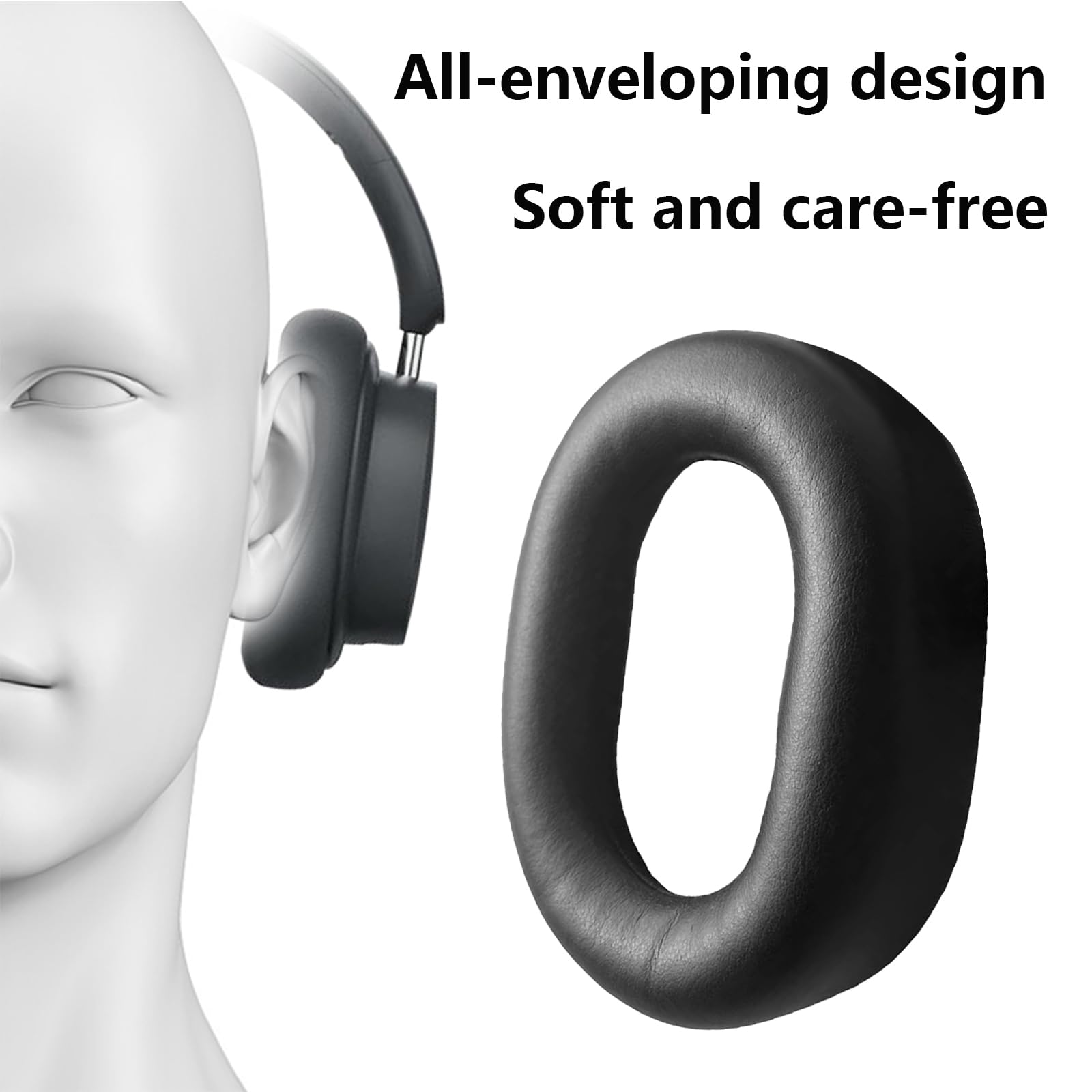 Coussinets de rechange pour casque Surround 80UC Poly Coussinets en éponge haute densité pour améliorer le confort et réduire le bruit