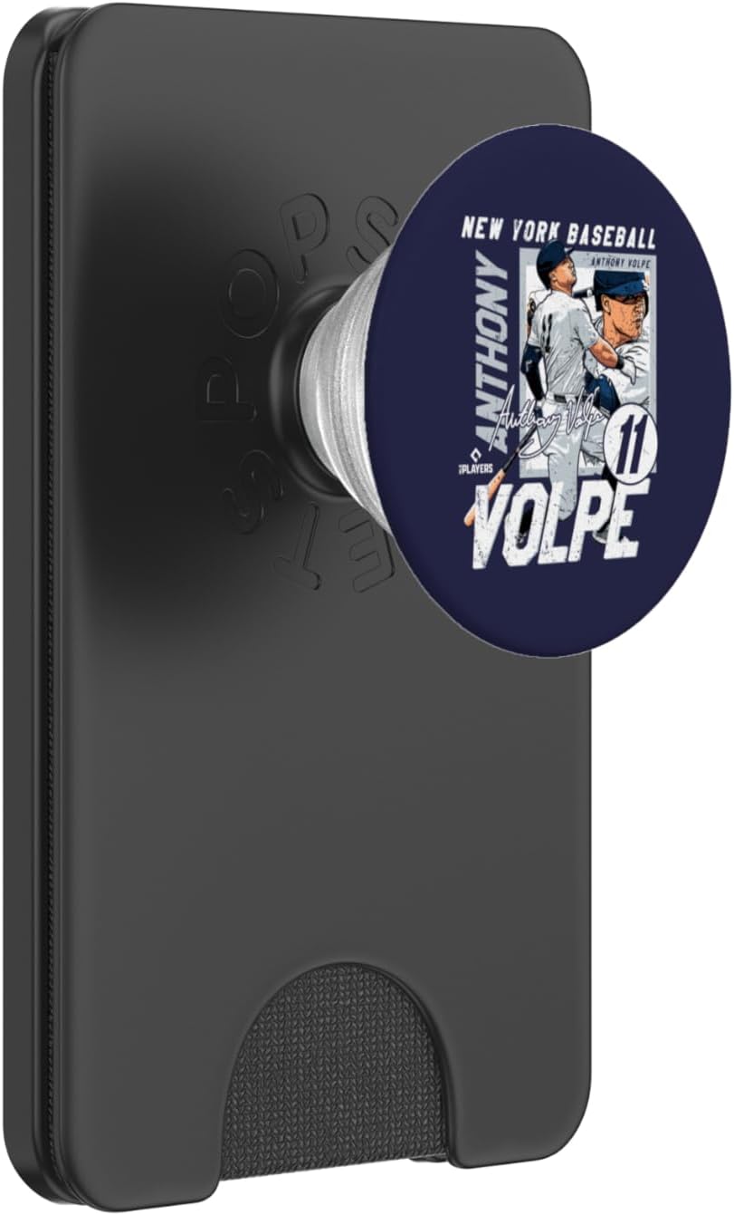 Anthony Volpe | New York Y MLB Baseball Players | MLBAVO203M PopSockets PopWallet for MagSafe
