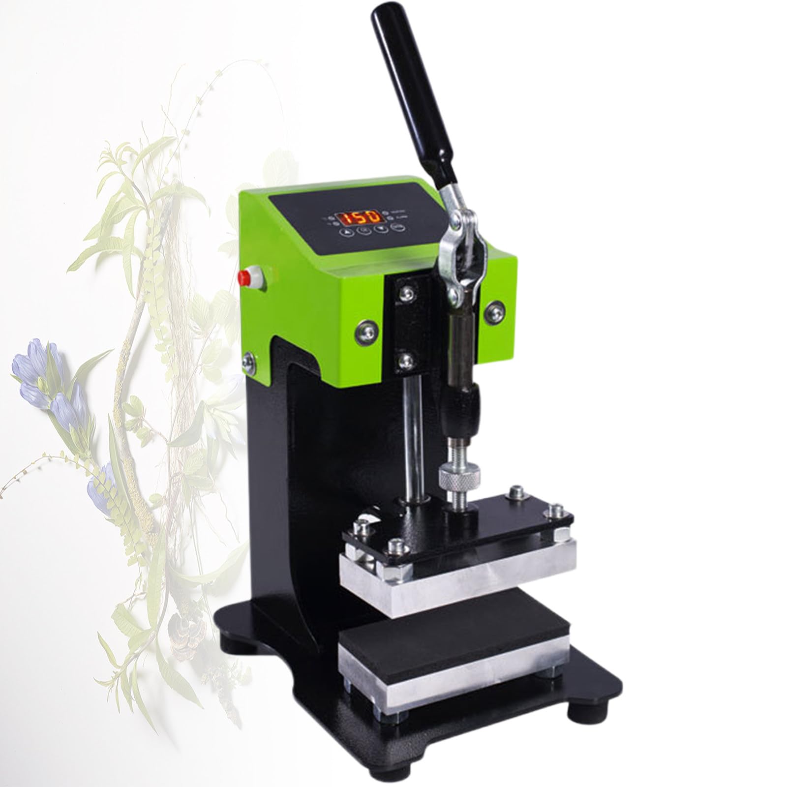 Machine de presse à chaud compacte 500W pour extraction de l'huile de Green