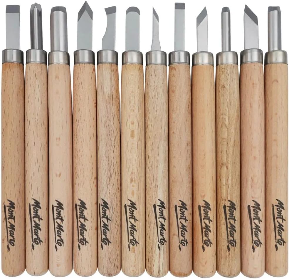 Premium 12-Piece Wood Carving Set