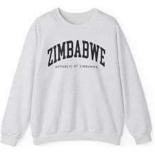 Zimbabwe Adult Unisex Crewneck Sweatshirt