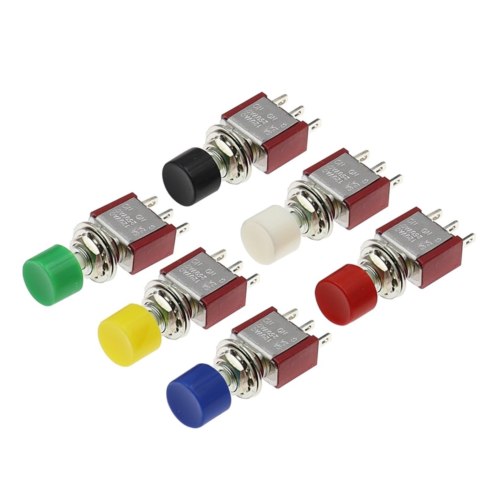 Interruttore A Pulsante Verde Da 22 Mm - Momentaneo 12‑24V - Foto 11