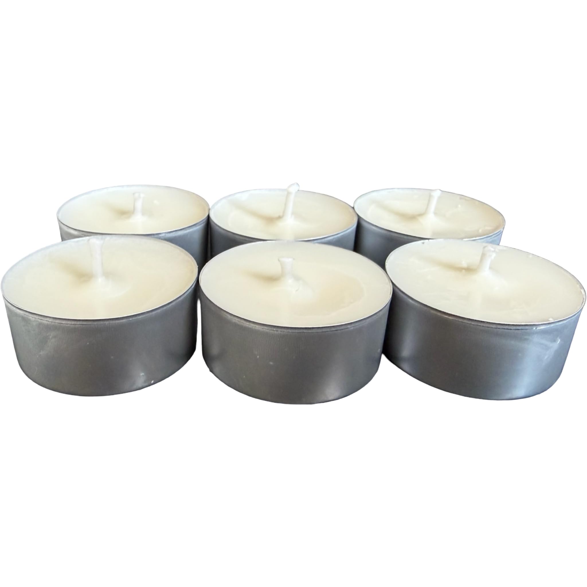 Unscented Natural Wax Candles | Soy Coconut and Rapeseed Blend (Tealights) — image 1