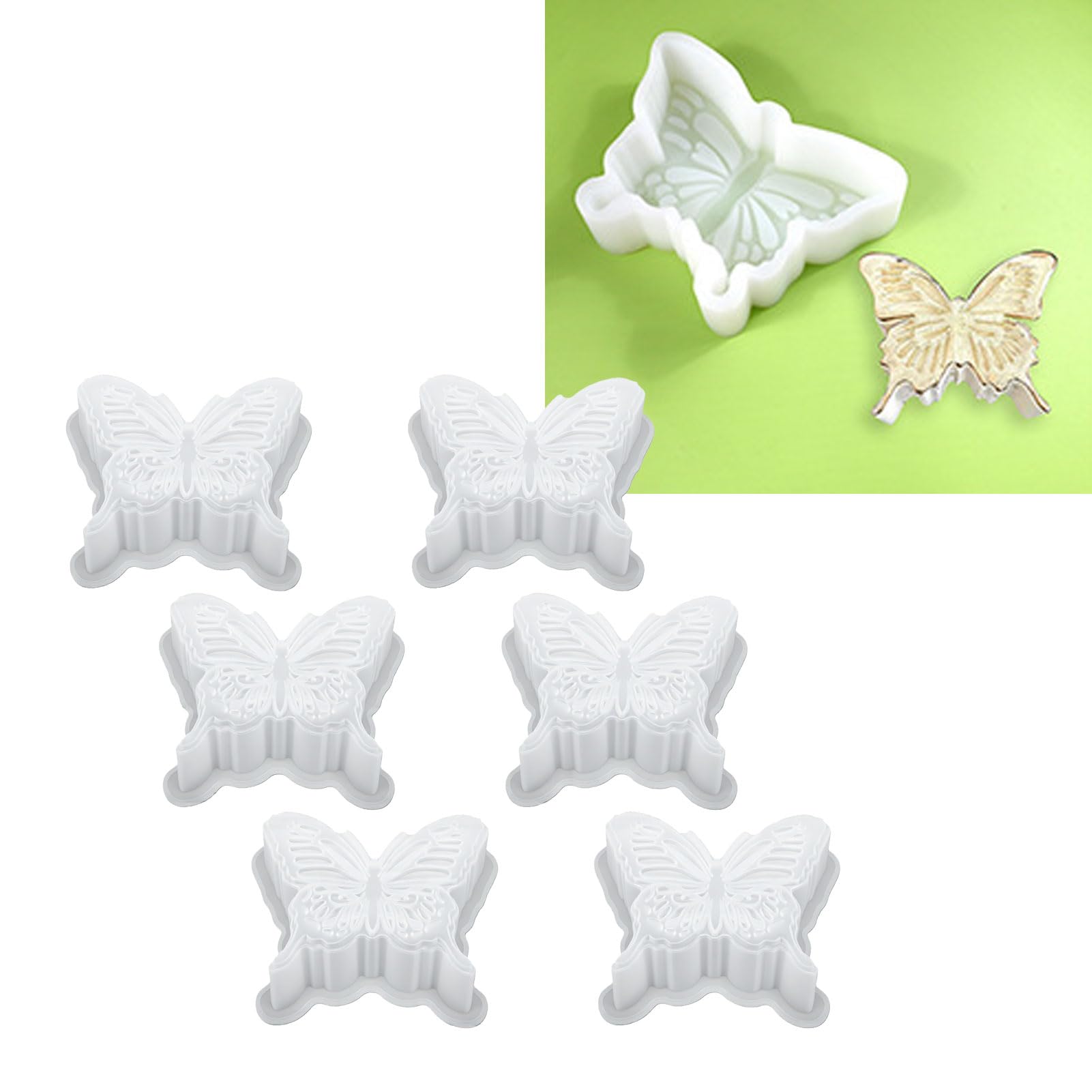Luocute Formy Silikonowe Wzory 3D, Elastyczne Formy Spożywcze