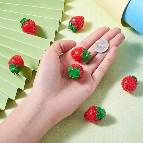 Miniatura 4 de Mega Pet Dijes colgantes de resina de imitación de comida, bonito adorno colgante para hacer pulseras, collares, aretes, joyería y manualidades,