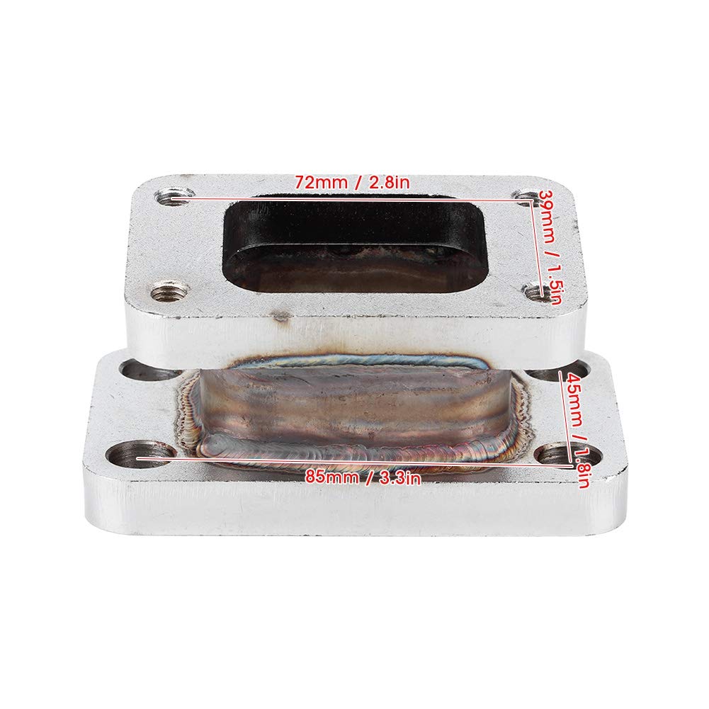 Dapter, Adattatore Flangia T25 a T3, Adattatore Flangia Turbo T25 T3, Adattatore T25 a T3 Adattatore Flangia Collettore Turbocompressore T2 a T3 Conversione Scambio per