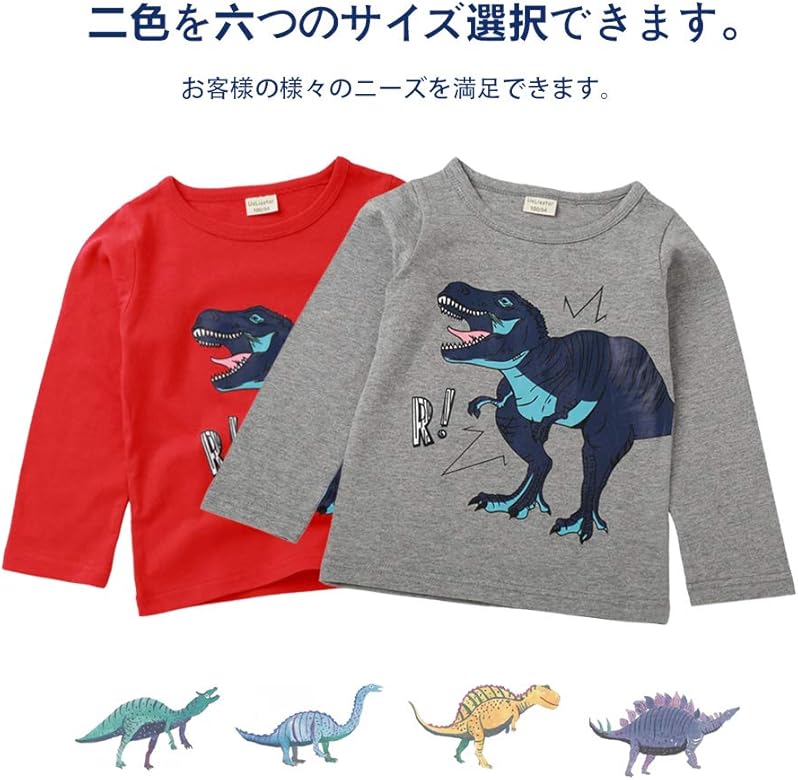Amazon | [LieLiestar] 子供服 tシャツ 長袖カットソー 秋 冬 春T 