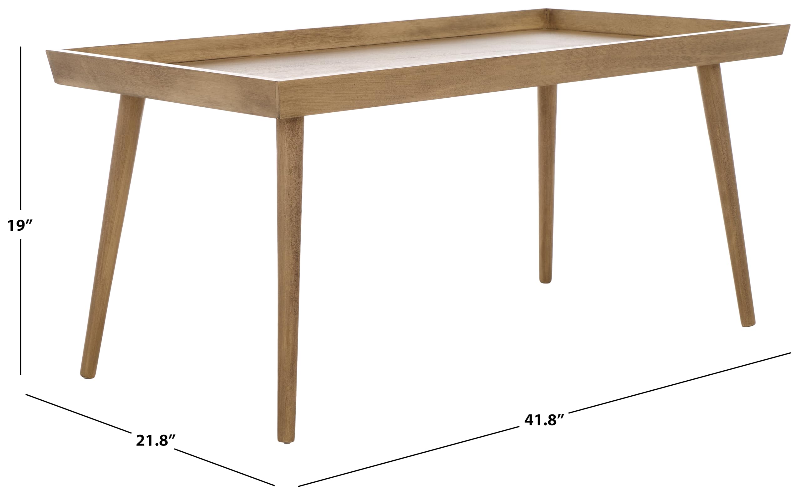 Safavieh Home Nonie Modern Chocolate Accent Table | Meses Sin Interés