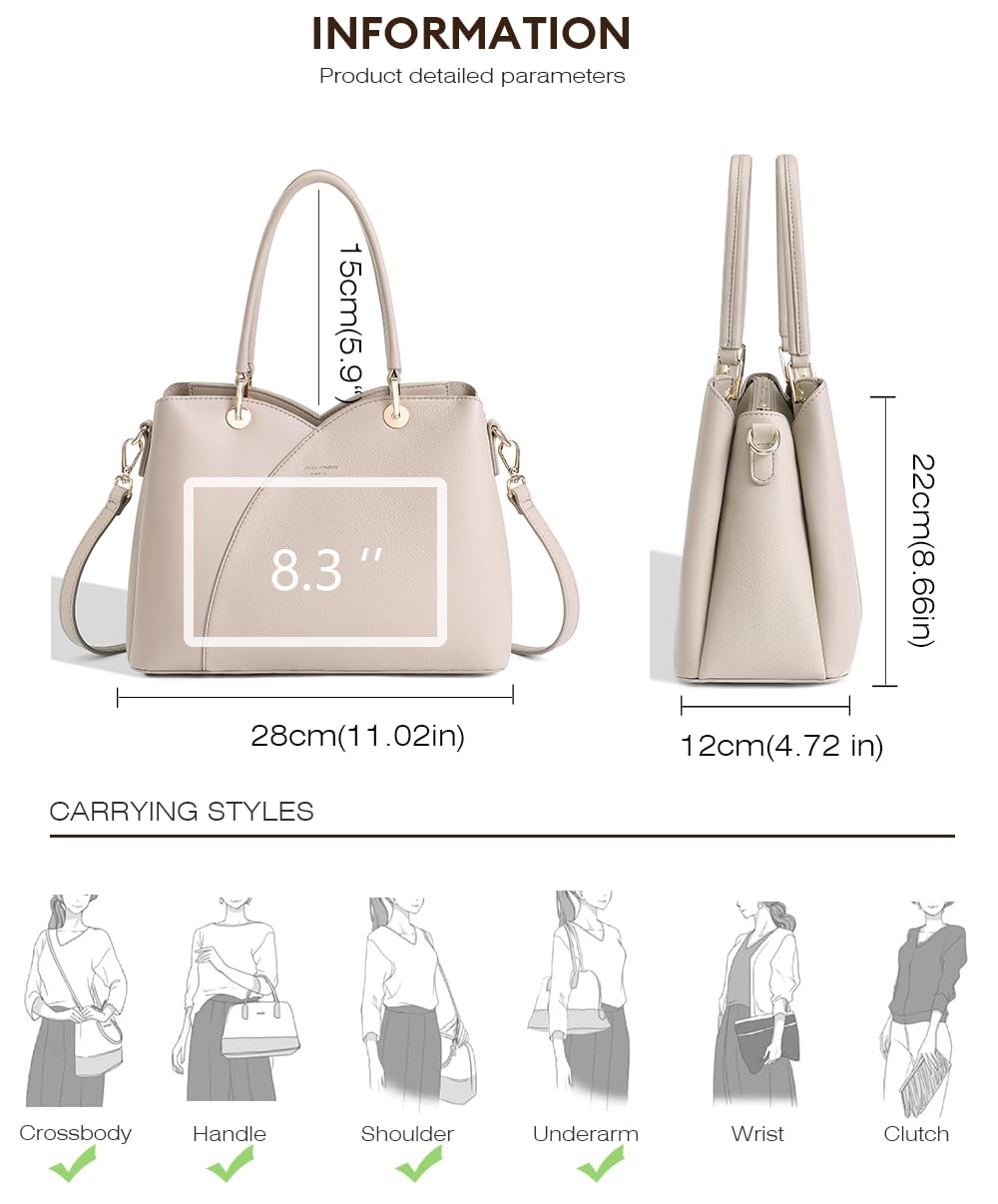 David Jones - Damen Handtasche Mittelgroße Elegante Henkeltasche