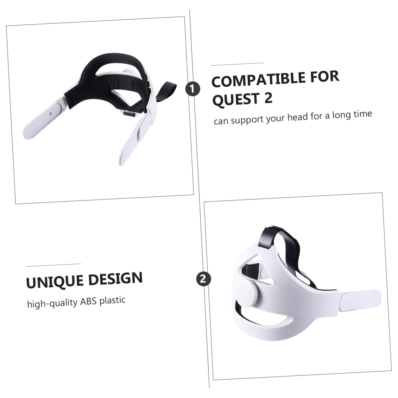 Tête Réglable pour Casque Confort Amélioré Support Équilibré et Ajustement Personnalisé pour Expérience Immersive