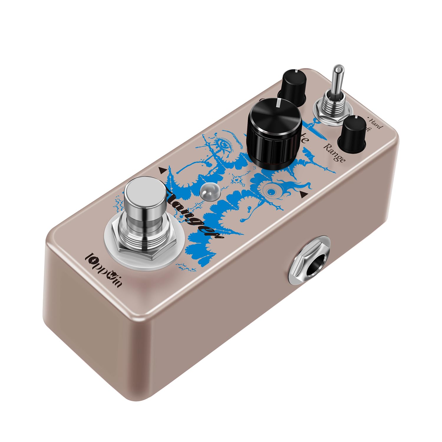 Vintage Flanger Pedal für Rock/Blues/Metal | 2 Modi (Normal/Filter) | Metallgehäuse | True Bypass | 80er Jahre Klang