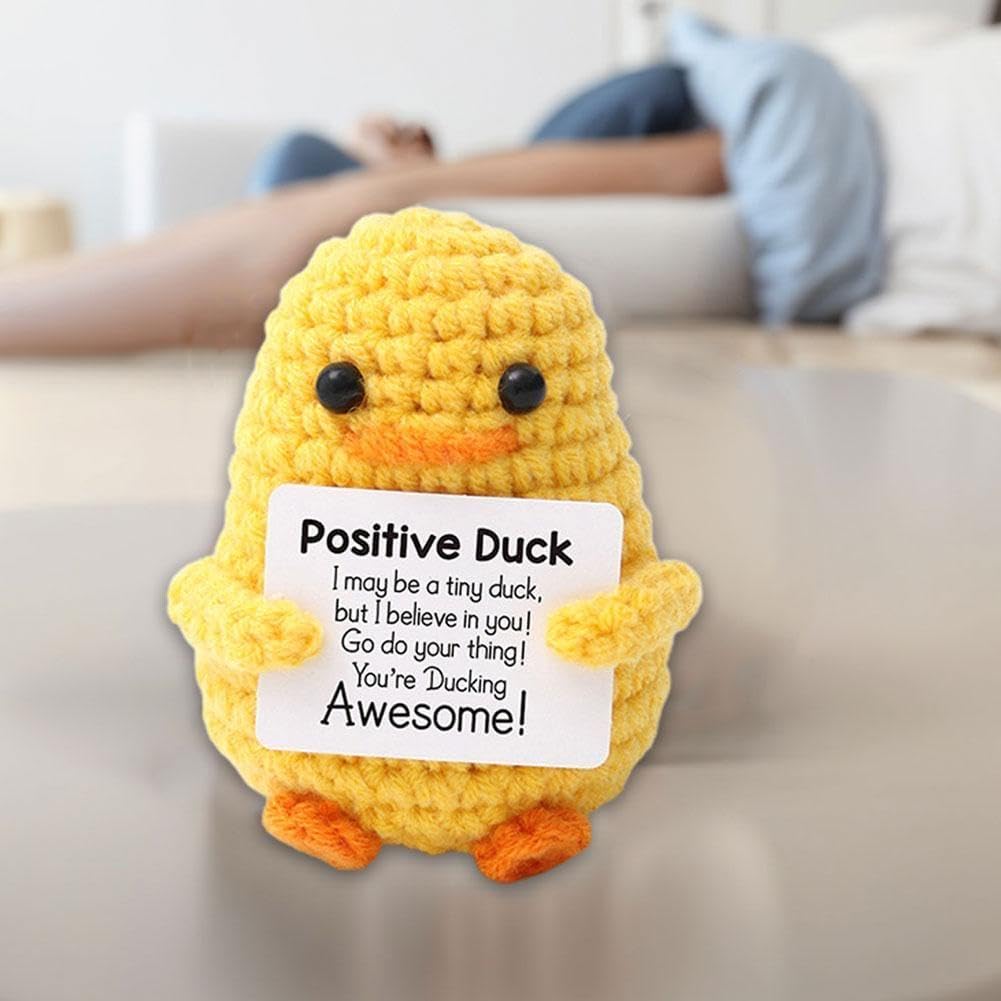 Éléphant Positif Au Crochet, Soutien émotionnel, Mini Animaux