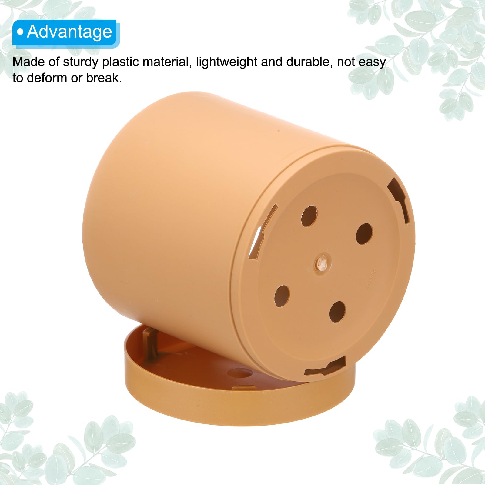 PATIKIL 6 Inch/15cm Plastic Plant Pots - Image 3
