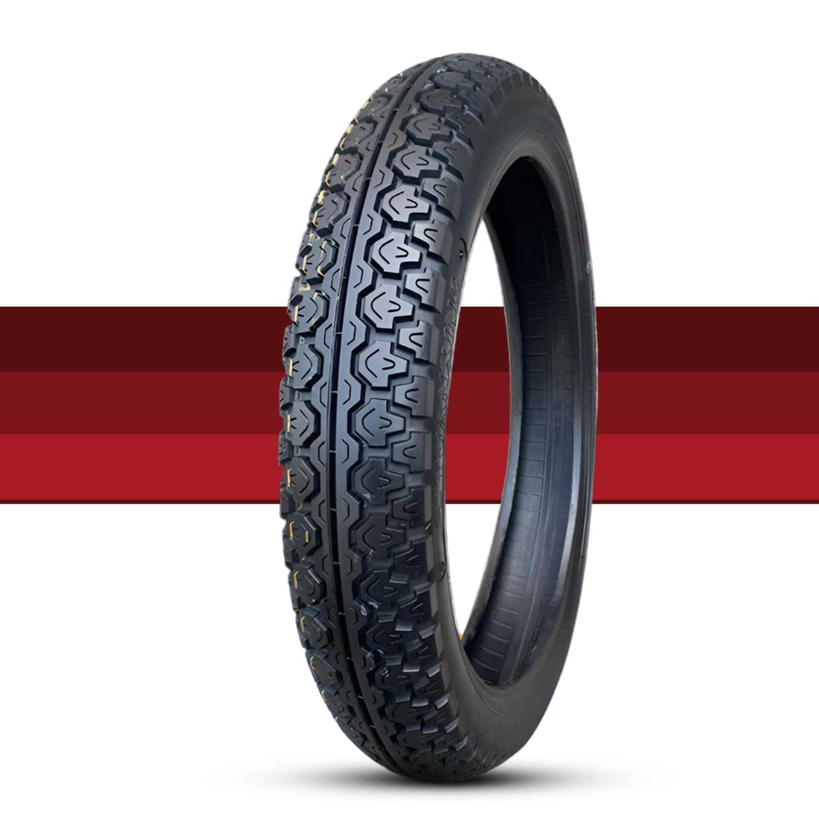 80/100-17 Opona Motocyklowa Bezdętkowa Wszechterenowa, 80/100/17 Opona Miejska 6PR Indeks 56P, 80 100 17 Trwała Opona 17 Cali do Skutera Przednie Tylne Koło