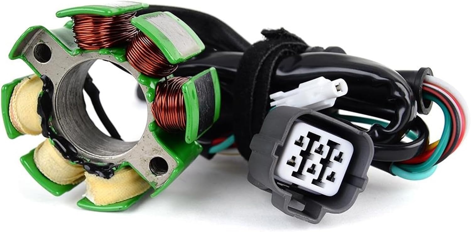 Motorcyle Ignition Generator Magneto Stator Coil Compatible with Suzuki RMZ250 RMZ 250 2005-2006 K2100-30027 K2100-30048