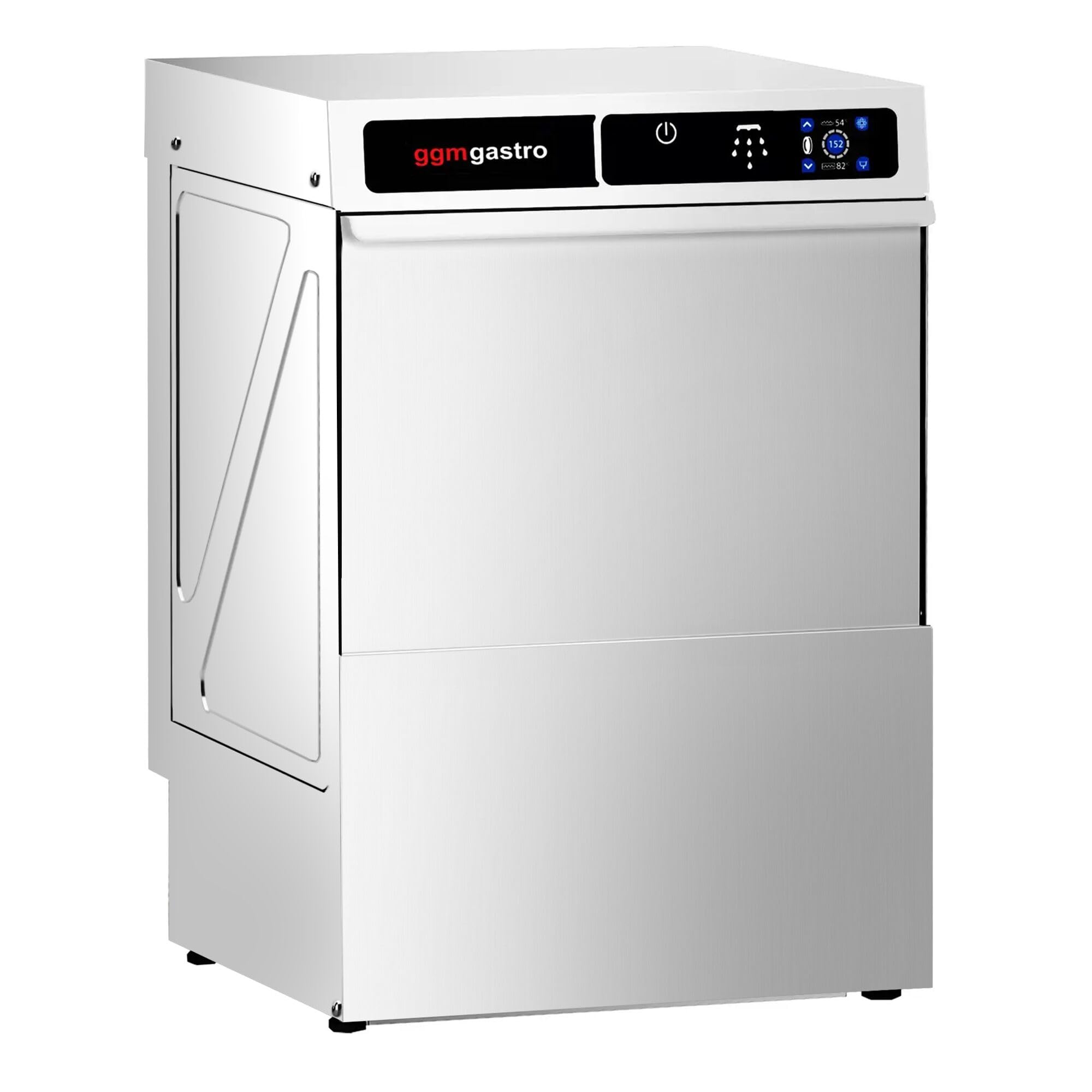 GGM Gastro Gläserspülmaschine Touch 3,30 kW 350x350 mm | intuitive Touch-Bedienung, integrierte Laugenpumpe, vollautomatische Dosierung, hygienisches Edelstahlgehäuse, zeitsparend