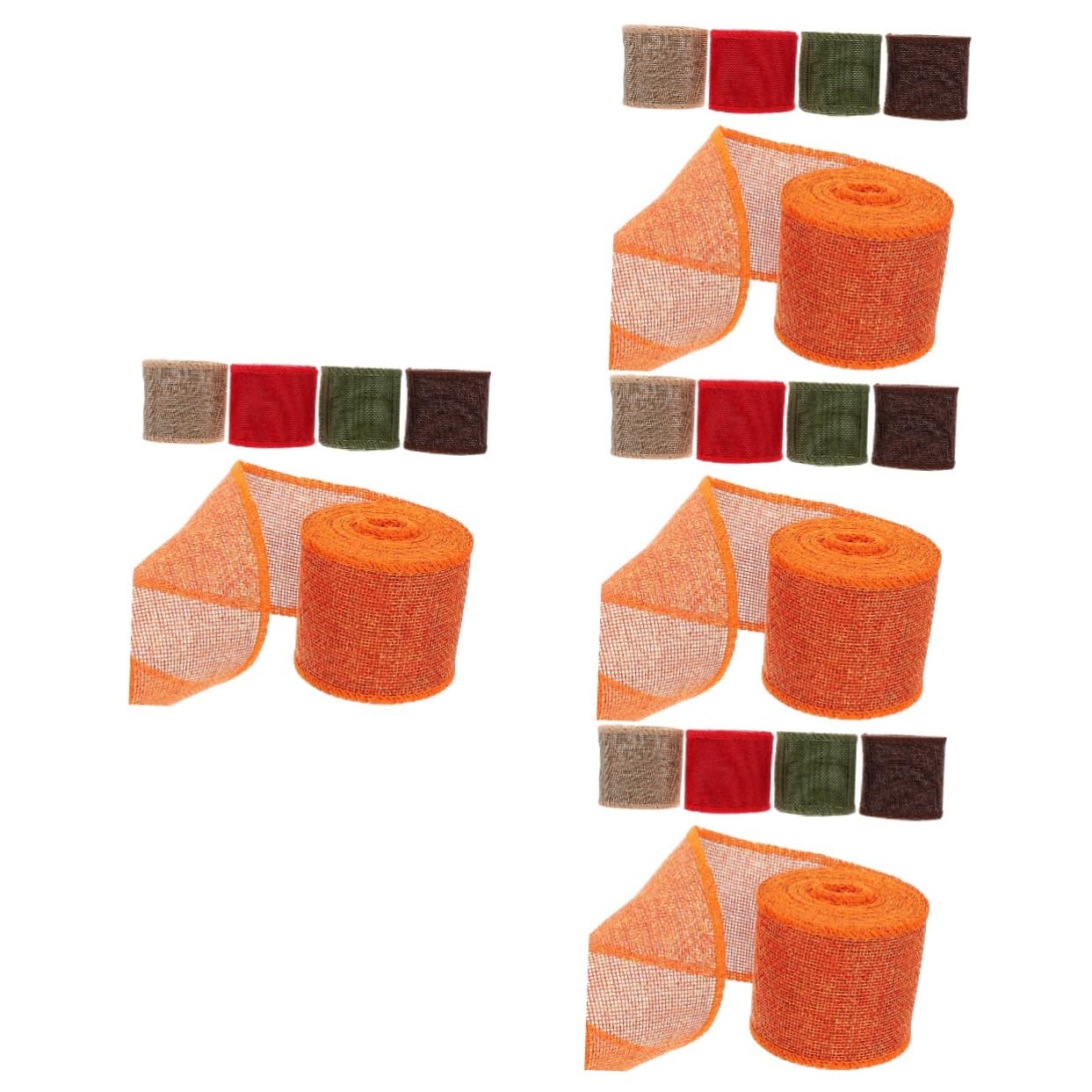 Ruban de jute de Noël SEWACC | Lot de 20 rouleaux de rubans larges pour décorations de fête