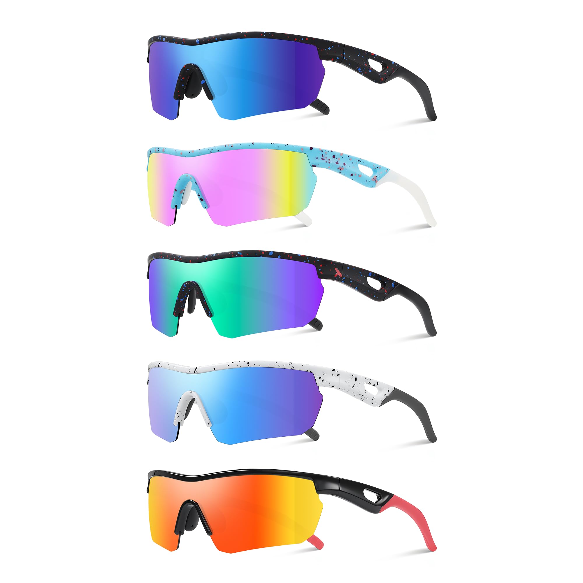 Kids Sunglasses Polarized Youth Baseball Softball Cycling Sports Sun G