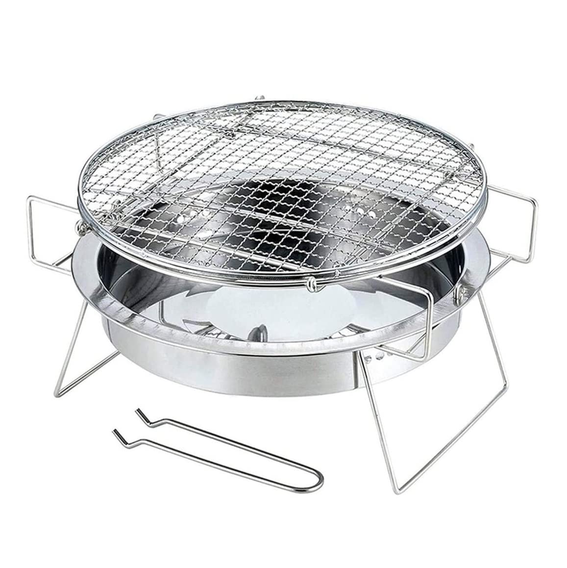 Grill na Węgiel Grille Węglowe Grill Na Węgiel Drzewny Przenośny Grill Na Kemping BBQ Piknik Patio Podwórko Na Zewnątrz Gotowanie Plecak Party Gril Węglowy Grill Stojak