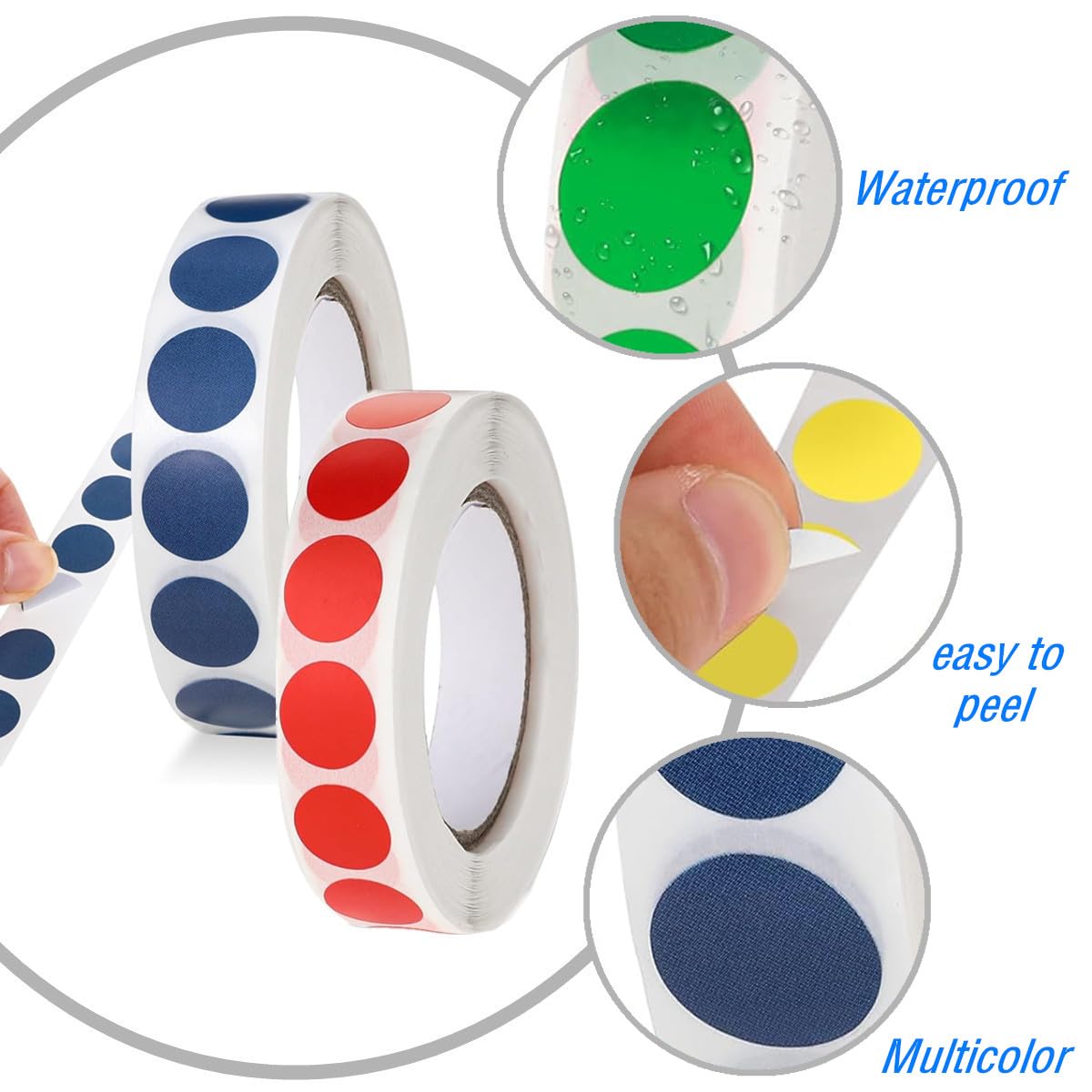 SamHeng 6000 Pcs Coloured Dot Stickers - Image 3