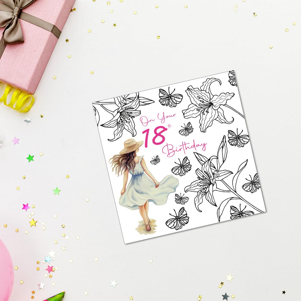 Carte D'anniversaire 18 Ans Pour Fille – World's Most Amazing Daughter – Carte D'anniversaire 18 Ans