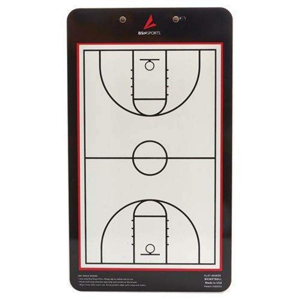 BSN SPORTS Double Sided Basketball Coach's Board White