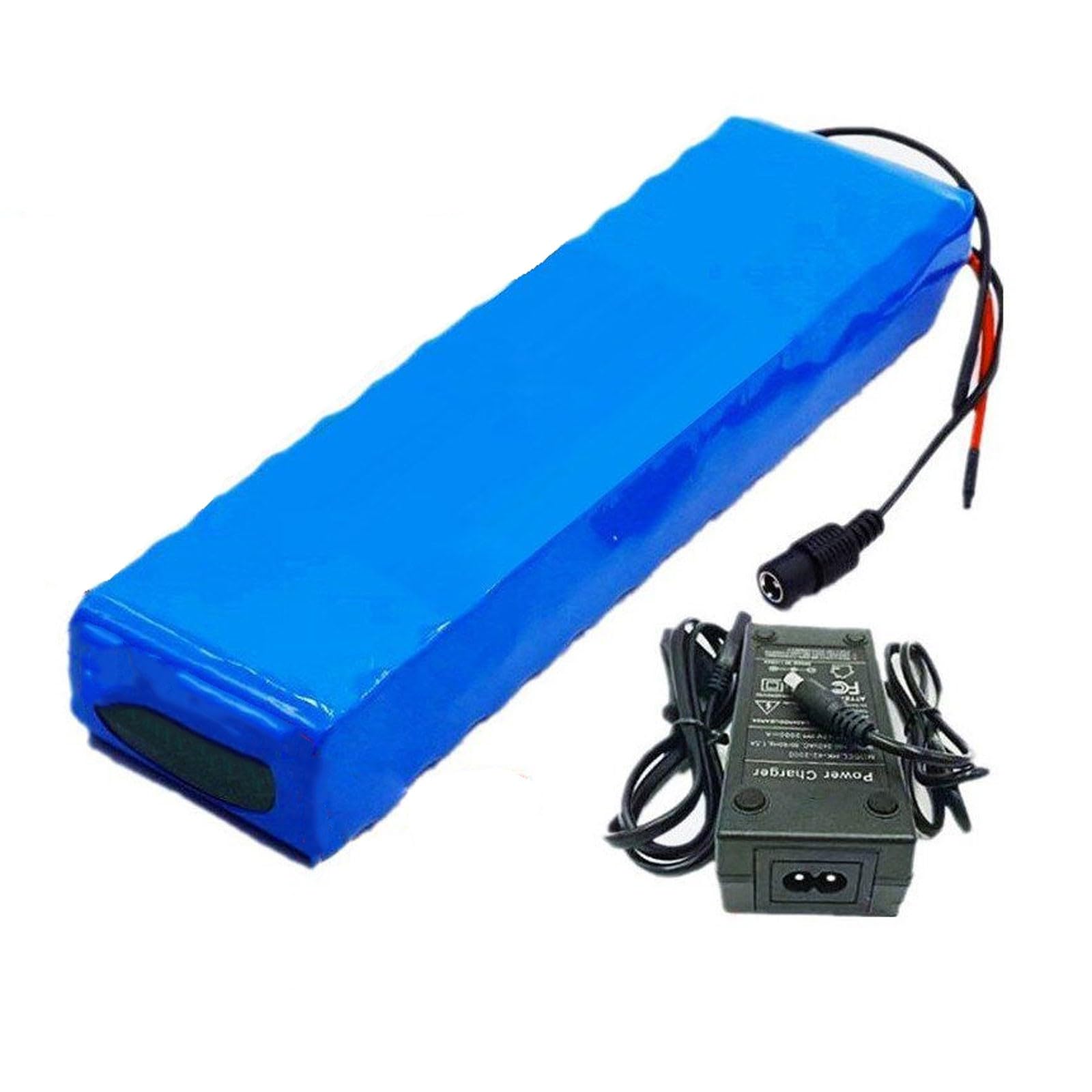 Batterie Ebike 36V 30Ah Batterie De Vélo Électrique 10S2P Batterie Remplaçable avec Chargeur Et BMS Grande capacité Boîtier en PVC étanche pour 50W-500W Moteur 36V 30ah,XT60+DC