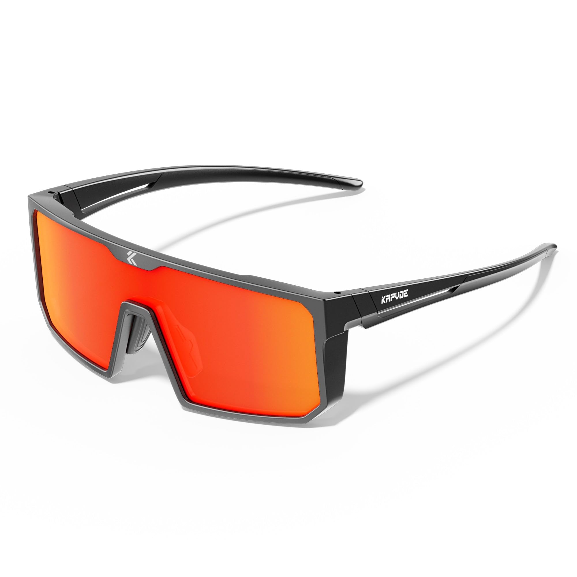 KAPVOE Polarized Cycling Glasses Sports Sunglasses for Men Women, UV400 Protection MTB Bicycle Baseball Mountain Bike Glasses-image-12