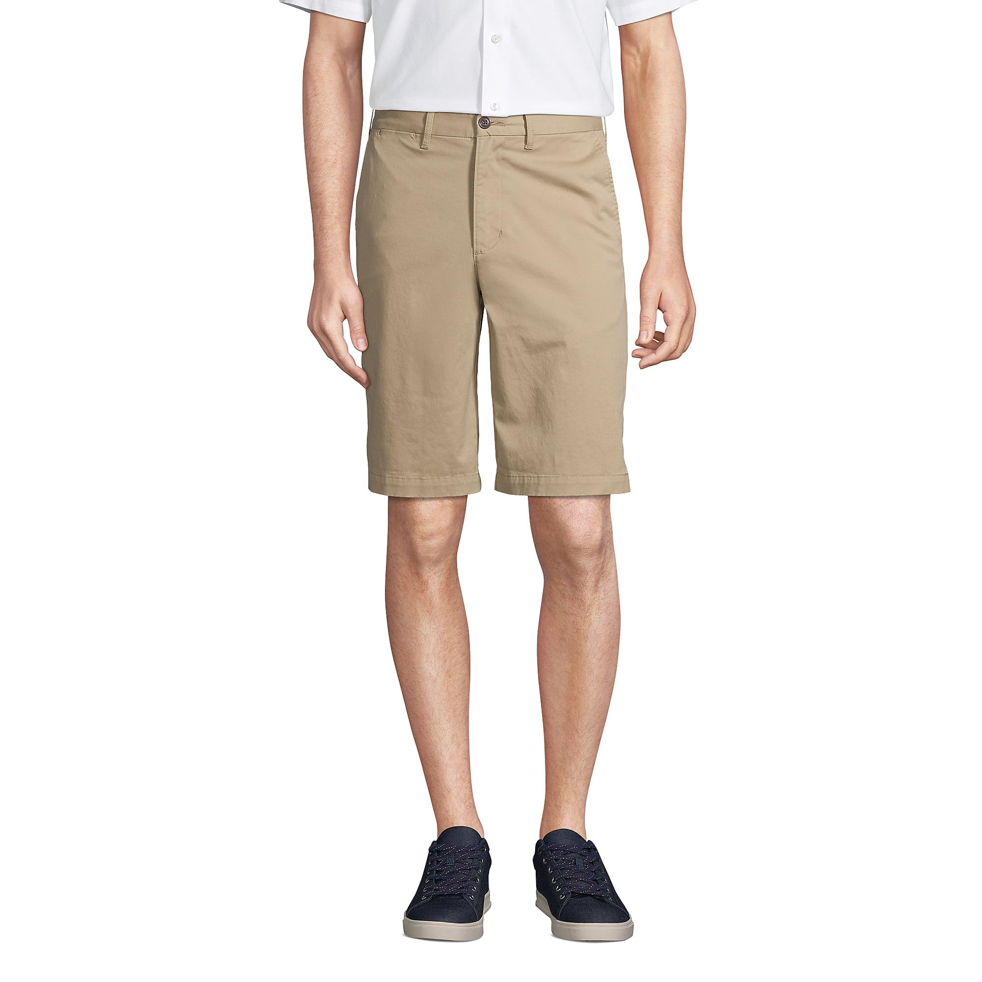 Lands' End Men's 11" Traditional Fit Comfort First Stretch Chino Shorts