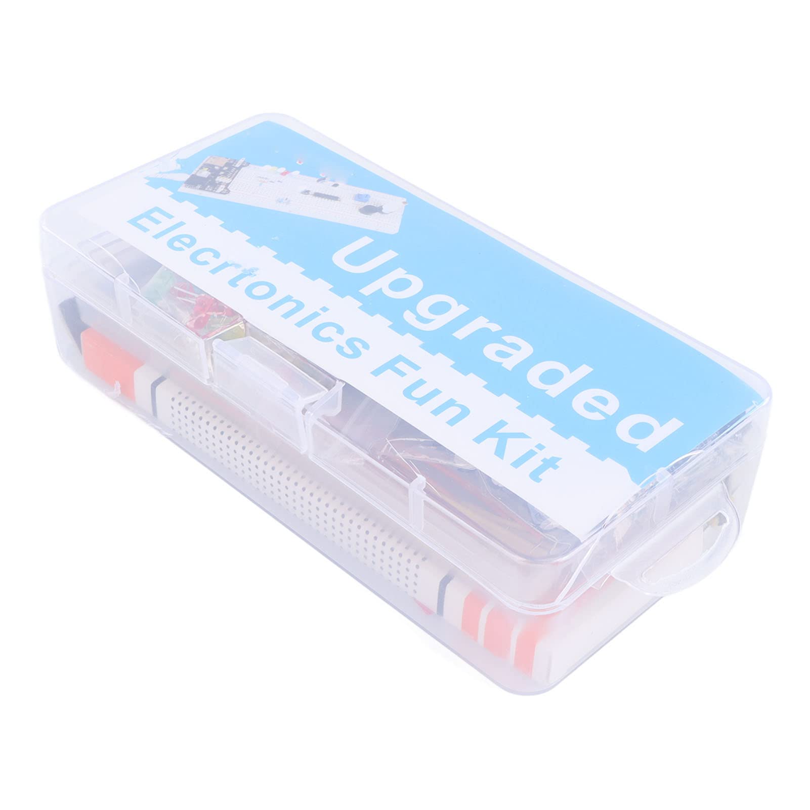 FTVOGUE Kit di Componenti Elettronici Kit di Avviamento Completo e Utile Set di Avviamento con Breadboard 830 Fori per R3 - Ottimo per gli Appassionati di Fai - te
