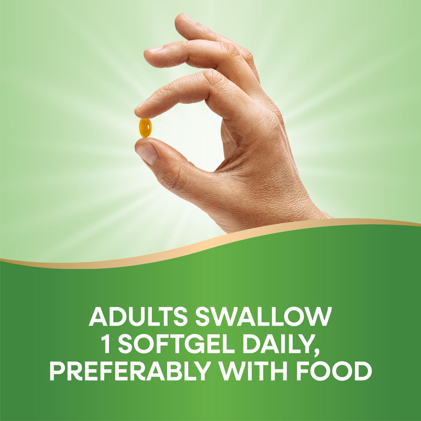 Nature's Way Vitamin E, D-Alpha Tocopherol, Essential Antioxidant, Helps Neutralize Free Radicals*, 268 mg per Serving, 100 Softgels (Packaging May Vary)