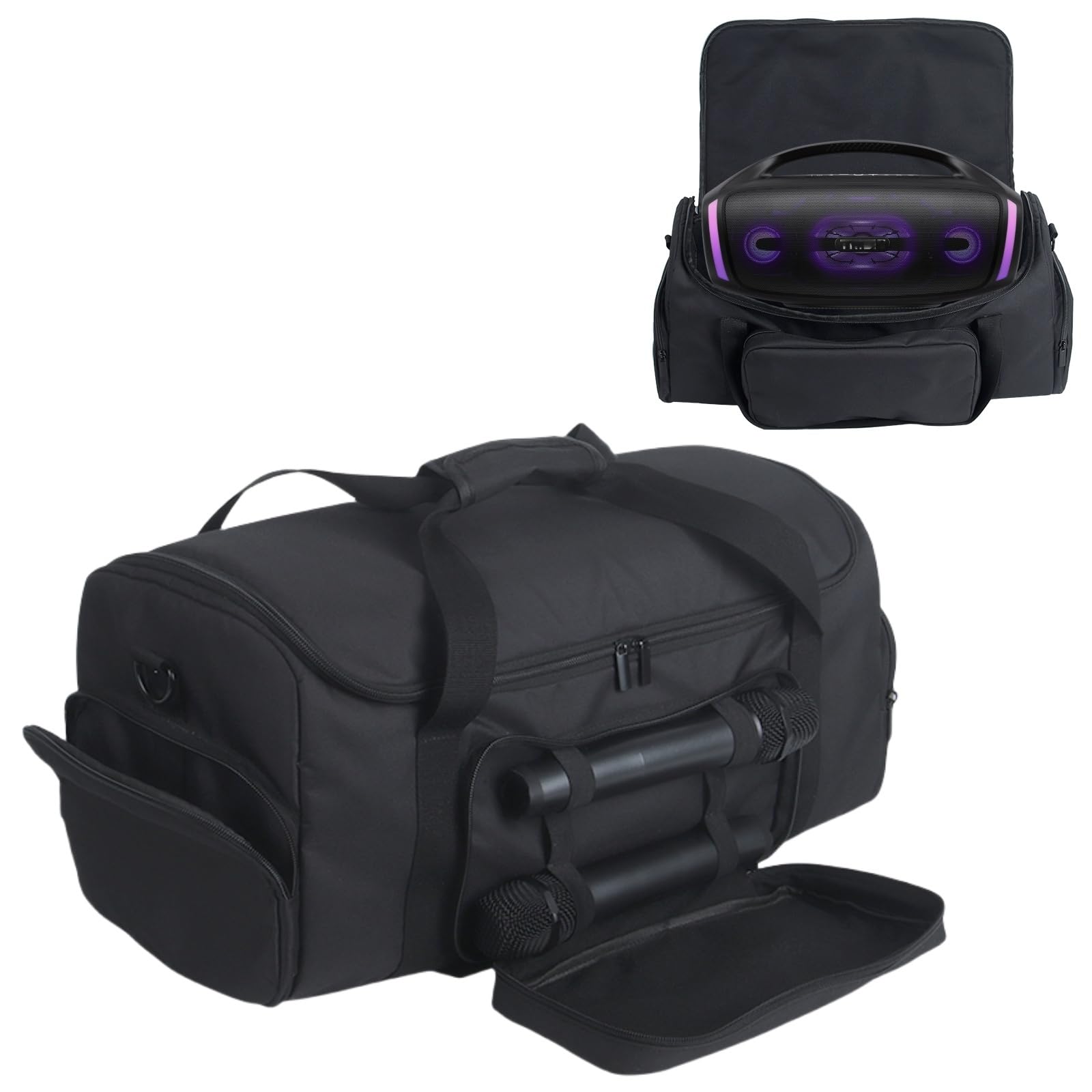 Case Bag for Tribits StormBox Blast 2 Bluetooth Speaker & Accessories, Carrying Bag with Shoulder Strap, Dust-Proof & Wear-Resistant, Bag Only