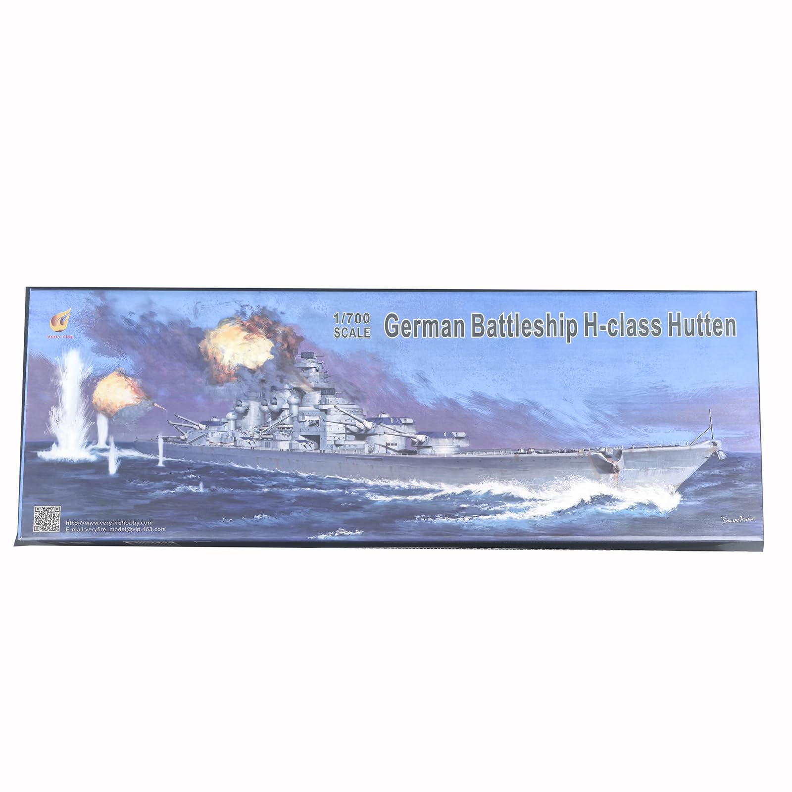 Very FIRE VF700906 German Battleship H-Class Hutten Model Kit, 1/700 Scale, Plastic Model…