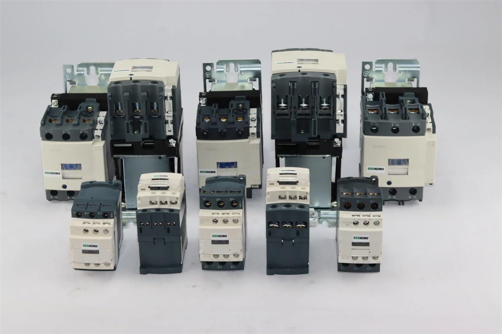 Contacteur de Relais LC1D65BD, contacteur triphasé 65A DC 24V 48v 110v 220v