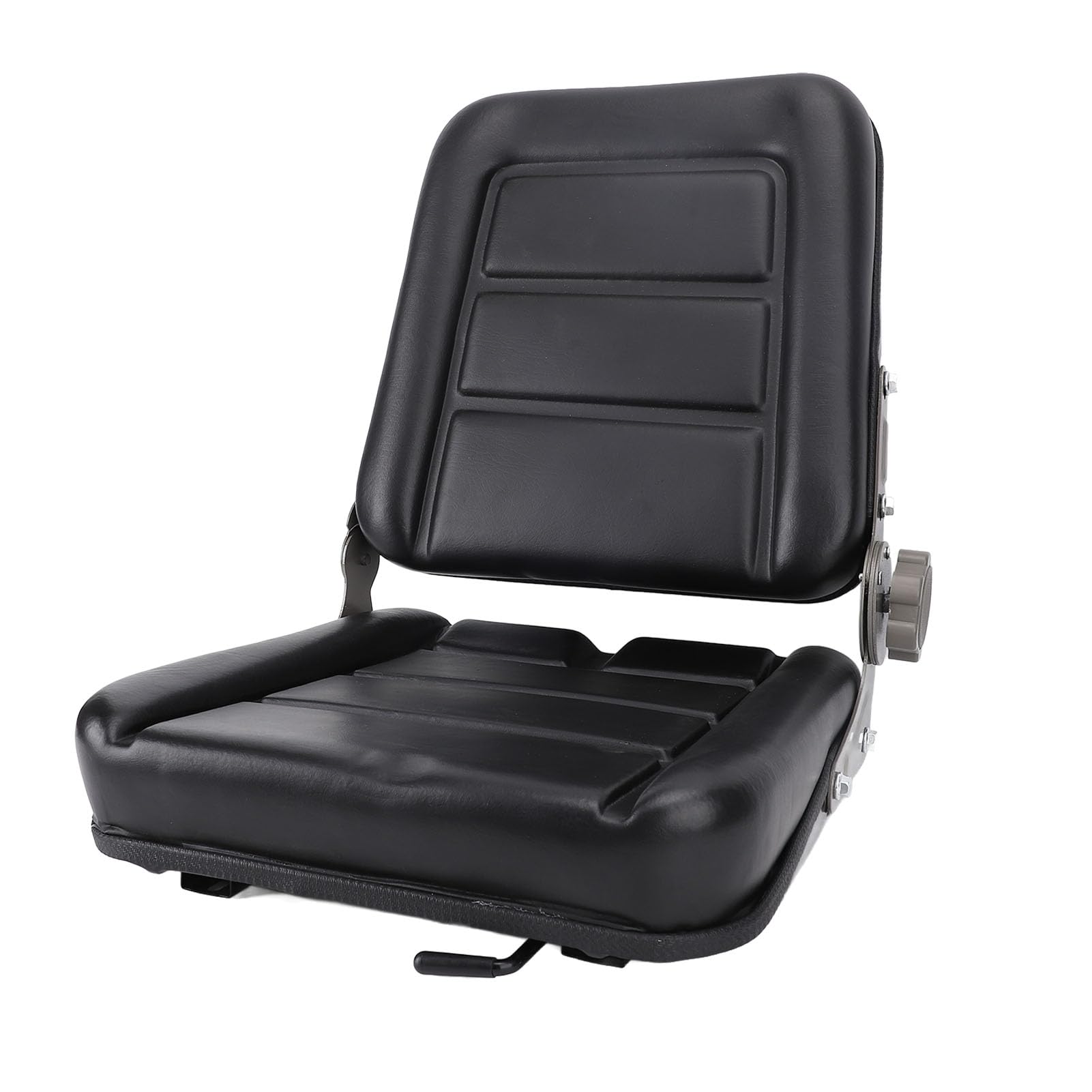 Marhynchus Asiento de Carretilla Elevadora, Cómodo Cojín Ergonómico Transpirable para Vehículos Mecánicos Agrícolas, Asiento de Tractor Universal de Cuero PU para Tractor