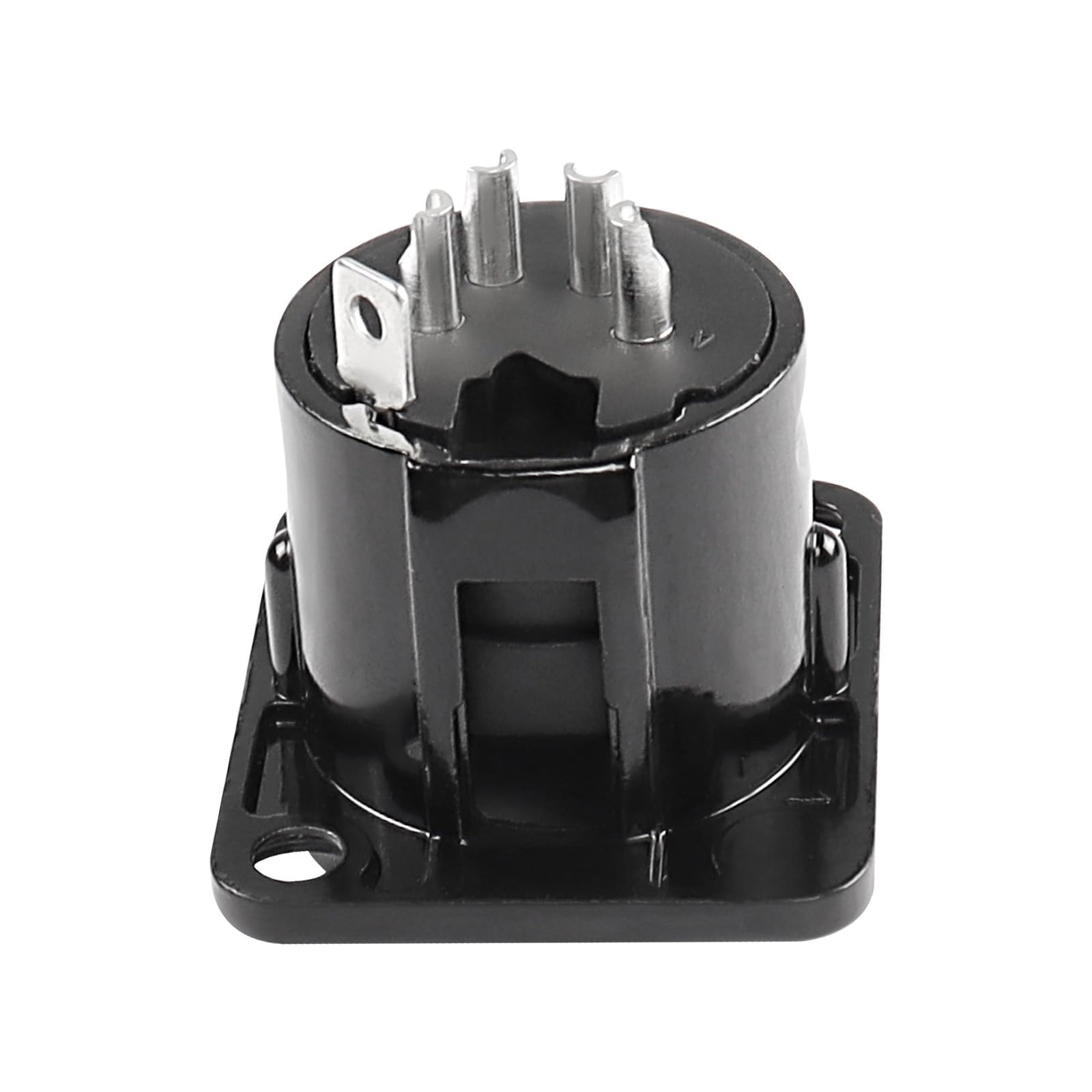 XMSJSIY 5-Pin XLR Panel Mount Buchsen – 4 Stück, Für Audio, Mikrofon & Lautsprecher