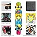 Customizable Patterns Supported， Professional-Grade All-Round Longboard，42-Inch Longboard Skateboard, 8-Layer Maple Deck, ABEC-11 Bearings, PU Wheels, Artistic Design (Surfer, 43in)