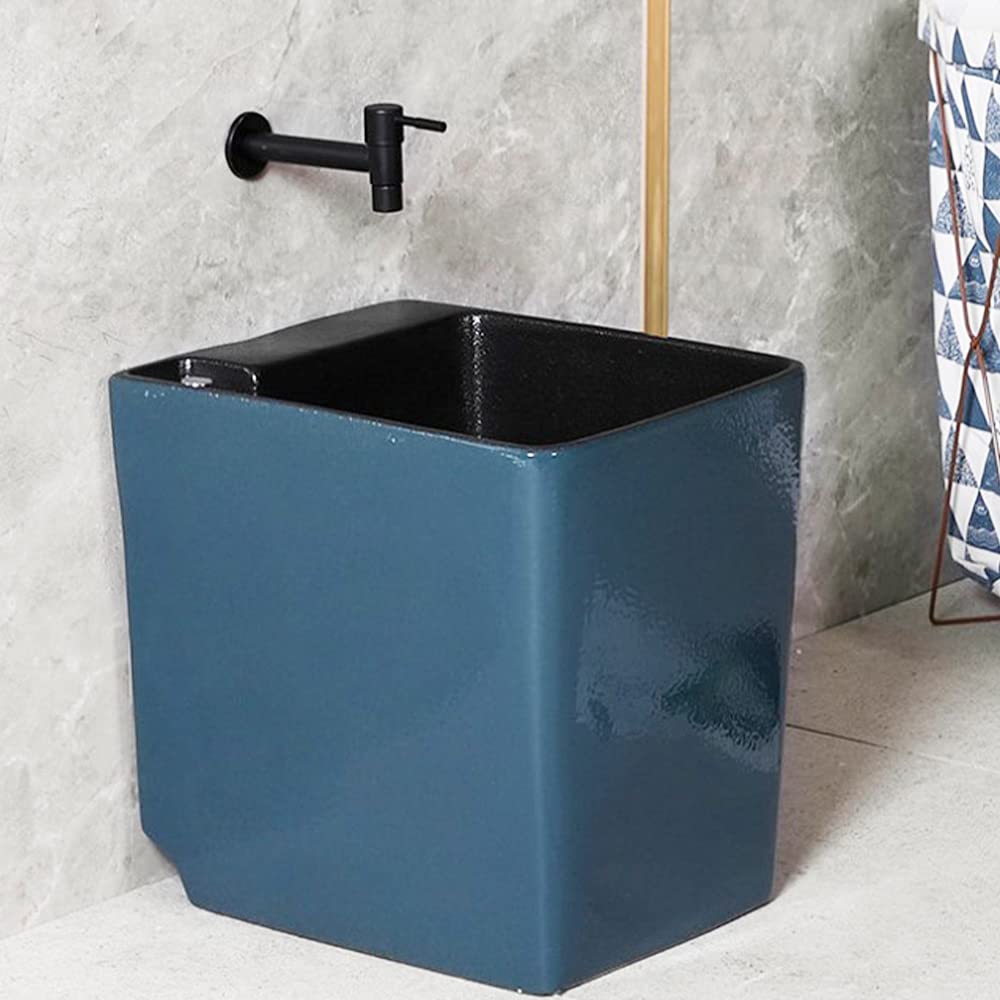 Grifo Exterior, Grifo Agua Jardín, Grifo Fregadero, Grifería Lavabo, Acero Inoxidable Montado en la Pared Agua Ahorrada Grifo para Baño, Fregadero, Balcón, Cocina (Negro1)