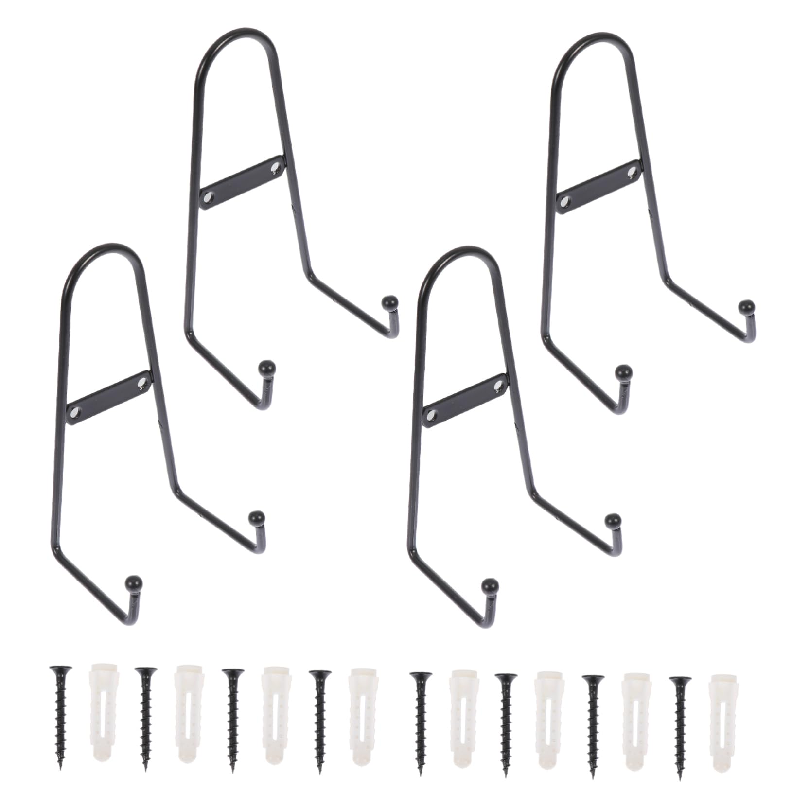 ULDIGI 4pcs Metal Plate Display Racks Multipurpose Metal Frame Holders for Plates Photos and Decorative Items for Home Office Kitchen and Events