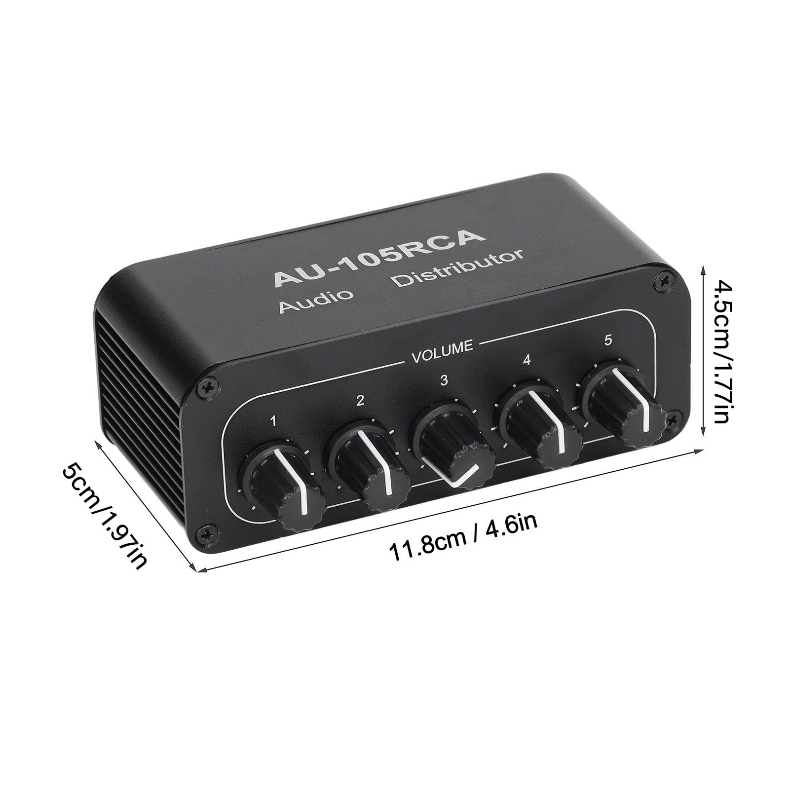 Commutatore Audio Bidirezionale, Commutatore Audio Bidirezionale Stereo A 5 Vie L/R Per Canale Audio, Splitter Per Interruttori Audio Ad Alta Fedeltà Per Multimedia