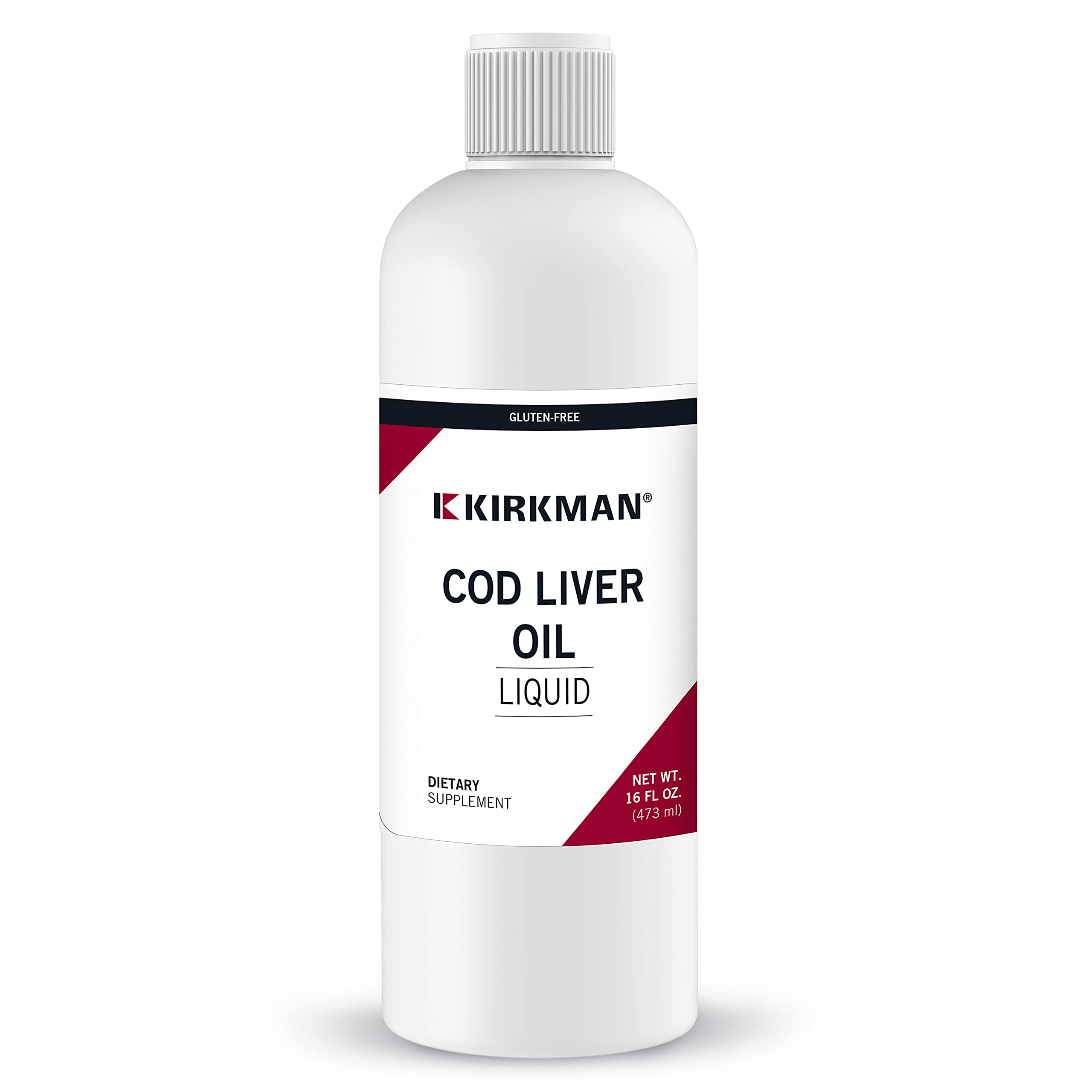 Kirkman Cod Liver Oil Liquid, 16oz