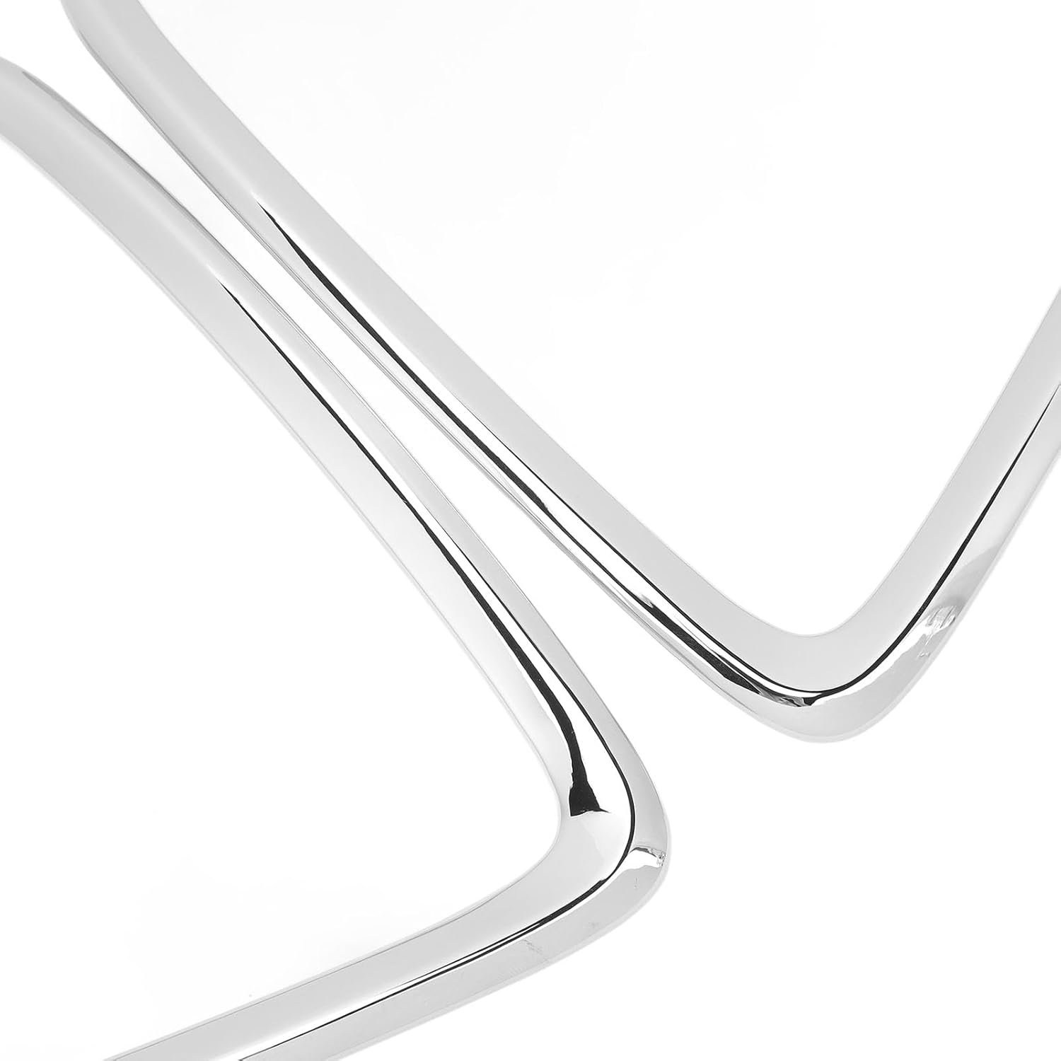 2PCS Taillight Trim Ring, Chrome Plated ABS Tail Lamp Frame Cover for R56 R57 R58 R59, with Easy Installation No Drilling Required